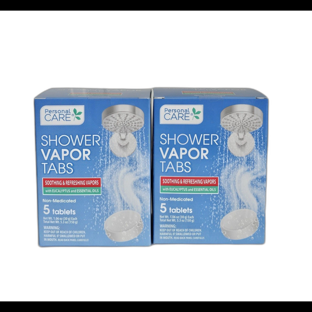 Shower Vapor Tabs (2pack)   5 Tablets Per Box
